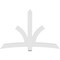 Ekena Millwork Davenport Architectural Grade PVC Gable Bracket, 84"W x 56"H x 2"D x 6"F, 16/12 Pitch GBP084X56X0206DAV00 - alternate 3